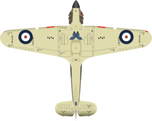Hurricane V7467 Douglas Bader Bottom