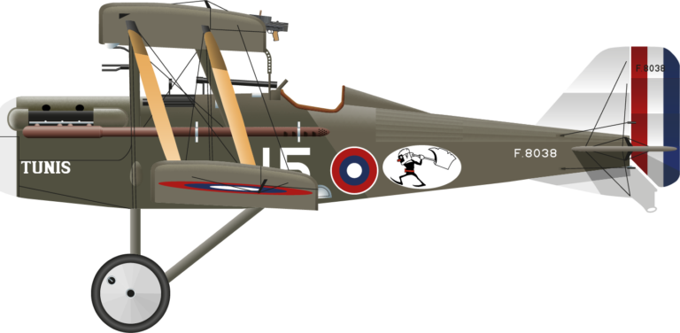 SE.5a F8038 25th Aero Squadron Aubrey Diamond Left