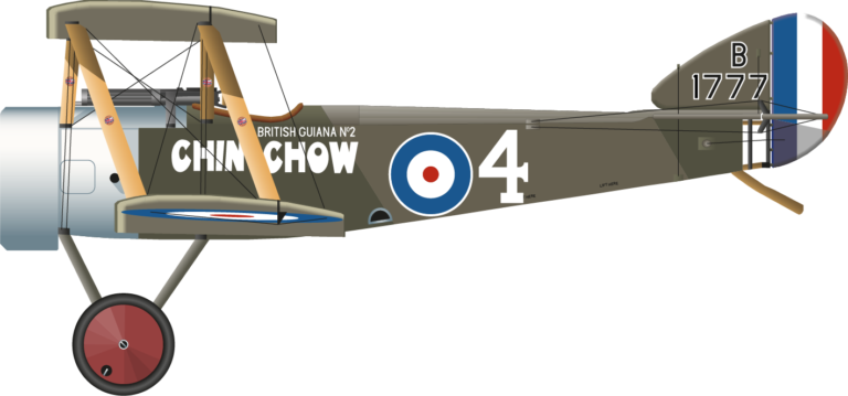 Sopwith Pup B1777 Chin Chow Left