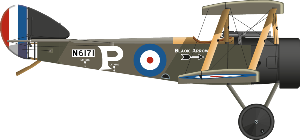 Sopwith Pup N6171 Black Arrow Right