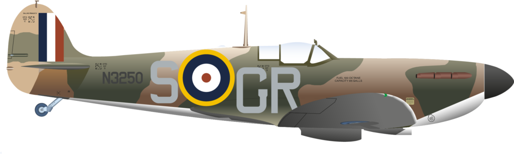 Spitfire Mk1 N3250 Allan Wright Right