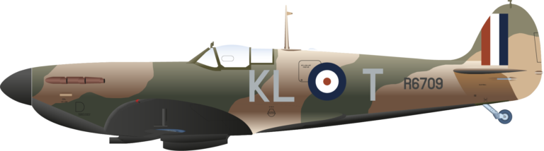 Spitfire Mk1 R6709 Colin Gray Left