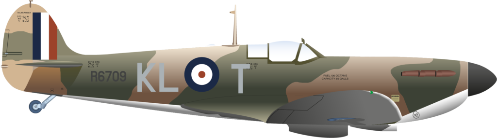 Spitfire Mk1 R6709 Colin Gray Right