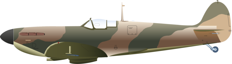 Spitfire mk1 Technical Stencils Left
