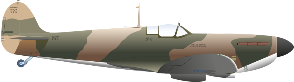 Spitfire Mk1 Technical Stencils V2 Right