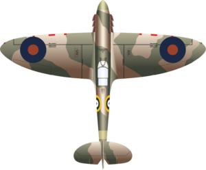 Spitfire Mk2a P8088 Borough of Lambeth Top