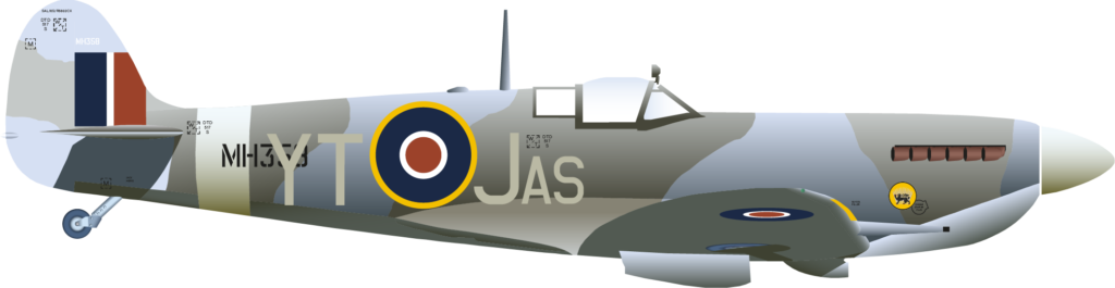 Spitfire Mk9 MH358 James Storrar Right