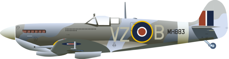 Spitfire Mk9 MH883 George Beurling Left