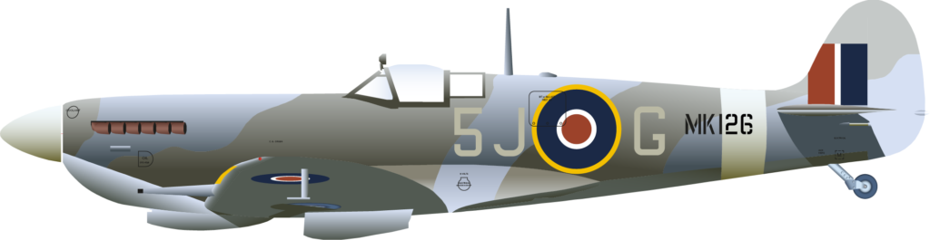 Spitfire Mk9 MK126 Left