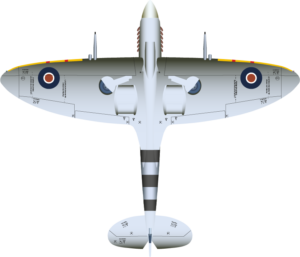 Spitfire Mk9 ML296 Otto Smik Bottom