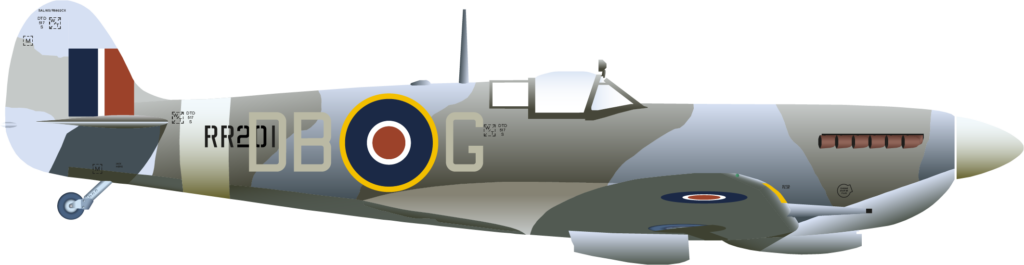 Spitfire Mk9 RR201 Richard Audet Right