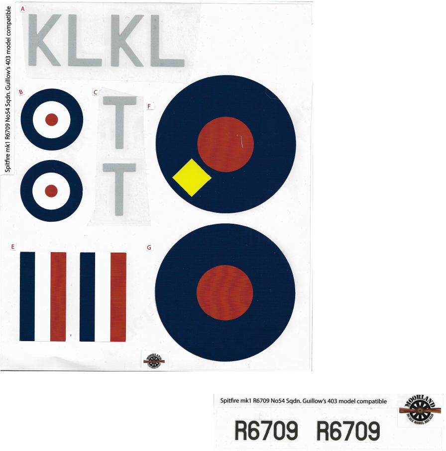 Spitfire Mk1 R6709 Colin Gray Print