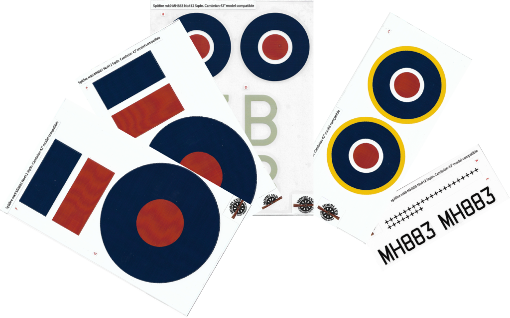Spitfire Mk9 MH883 George Beurling Print