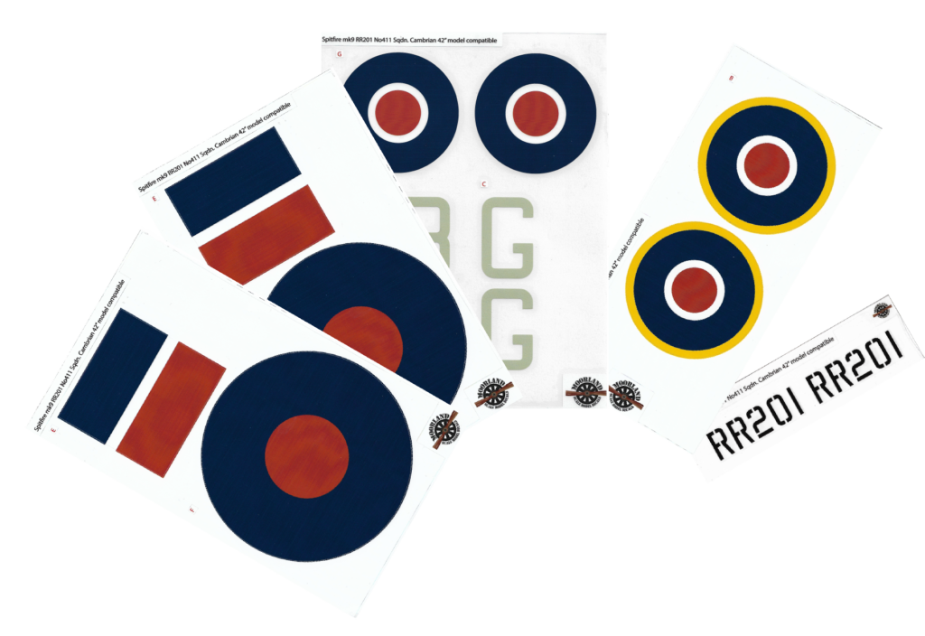 Spitfire Mk9 RR201 Richard Audet Print
