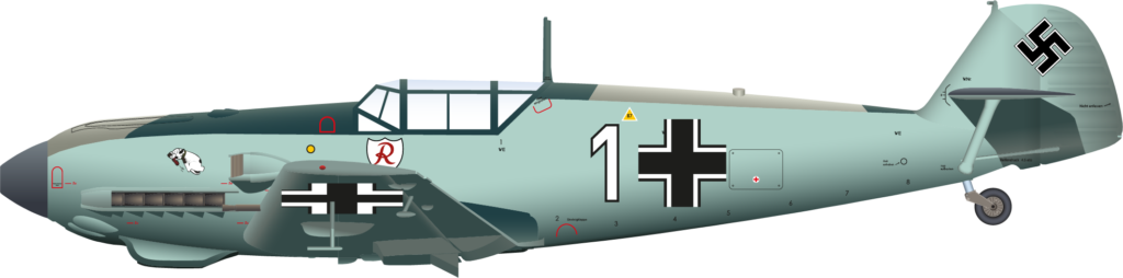 Bf-109E Otto Bertram Right