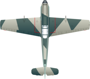 Bf-109E Technical Stencils Top