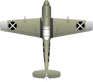 Bf 109-E1 1.J 88 Siebelt Reents Top