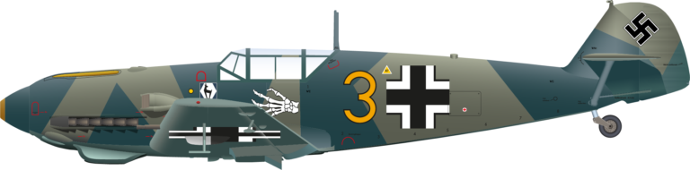 Bf 109-E 3.JG 51 left