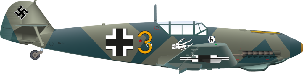 Bf 109-E 3.JG 51 right