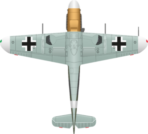 Bf109-G JG77 Wolf Dieter Huy Bottom