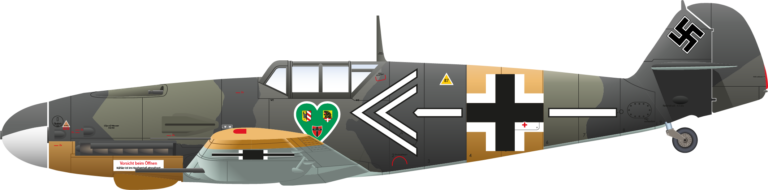Bf109-G JG54 Hannes Trautloft Left