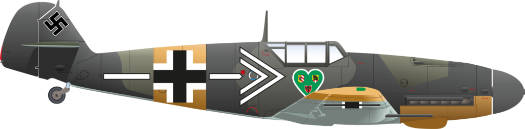 Bf109-G JG54 Hannes Trautloft Right