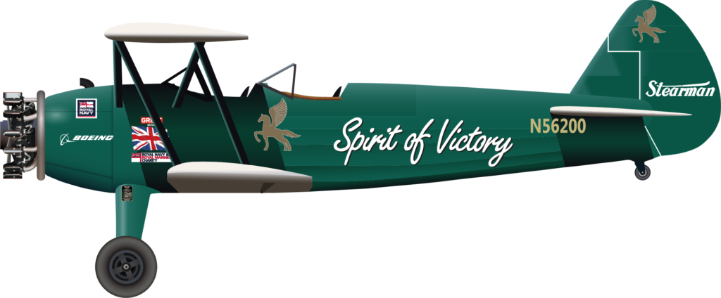 Boeing Stearman pt17 Spirit of Victory left