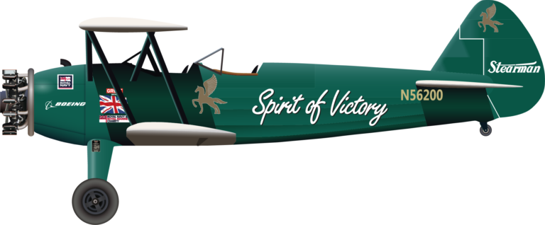 Boeing Stearman pt17 Spirit of Victory left