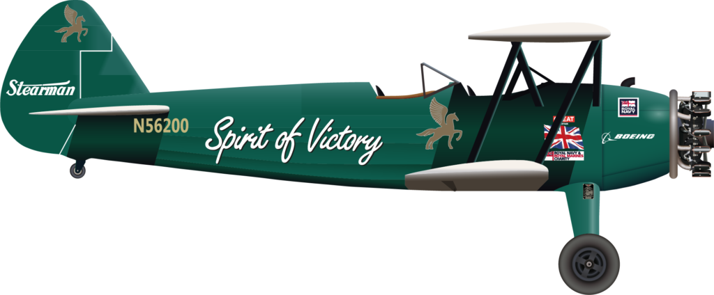 Boeing Stearman pt17 Spirit of Victory right