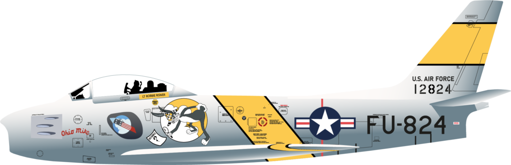 F86 Sabre 12824 Ohio Mike right