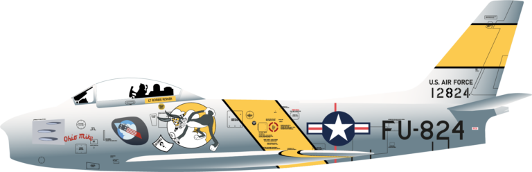 F86 Sabre 12824 Ohio Mike right