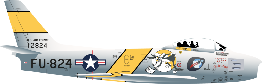 F86 Sabre 12824 Little Mike Left