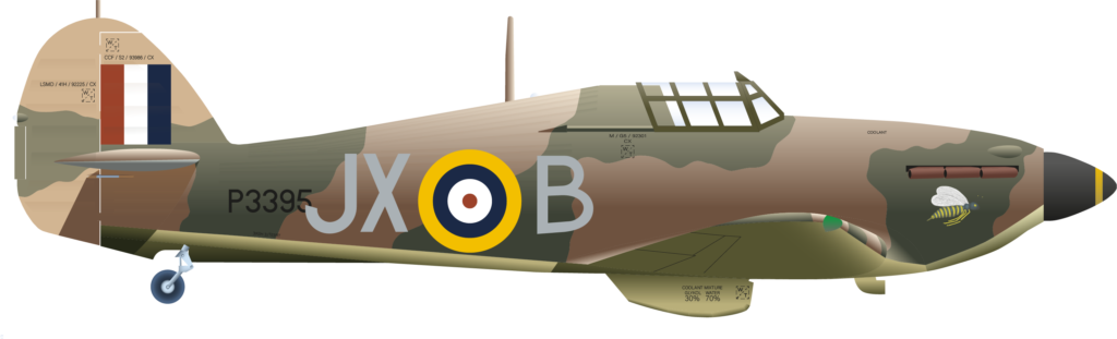 Hurricane mk1 P3395 Arthur Clowes right #2