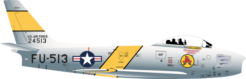 F86F Sabre 24513 Right