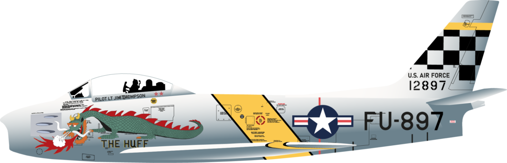 F86 Sabre 12897 The Huff Left
