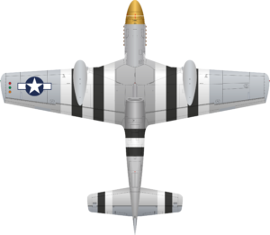 P-51D 473254 Louisiana Kid Bottom