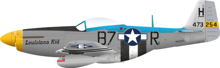 P-51D 473254 Louisiana Kid Left