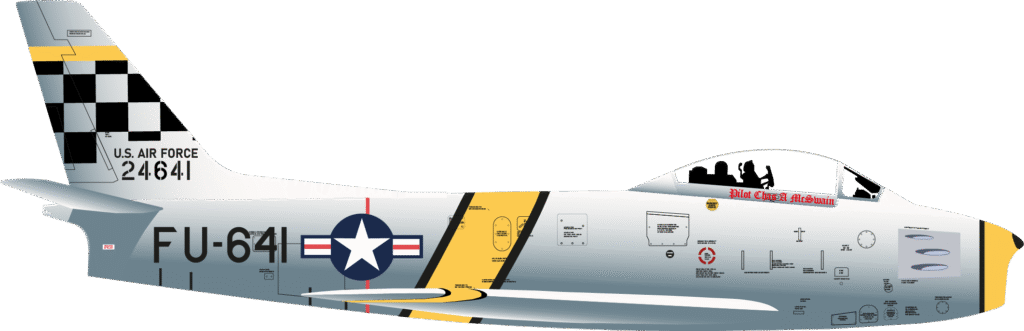 F-86F Sabre 24641 Mike's Bird Right