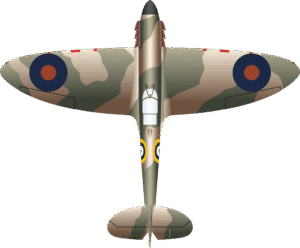 Spitfire Mk1 K9998 No92 Sqdn Geoffrey Wellum Top