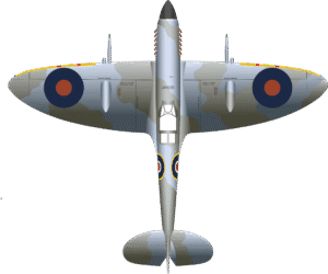 Spitfire mk9 PL344 No401 Sqdn Bill Klersy top